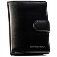 Portfel skórzany męski z RFID premium PETERSON elegancki na prezent zestaw