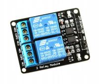 Moduł przekaźnika 2-kanałowego 5V 10A z optoizolacją Arduino