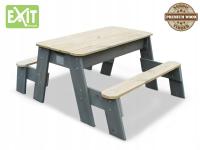 Stół piknikowy aksent EXIT (2 ławki)