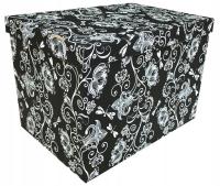 pudełko karton kartonowe z tektury 46x32x32 pudło czarny