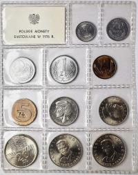 Zgrzewka bankowa monety emitowane w 1976 - 11 szt.