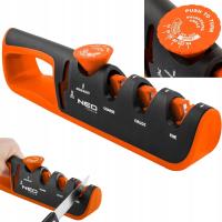 NEO ТОЧИЛКА ДЛЯ НОЖЕЙ И НОЖНИЦ С РЕГУЛИРУЕМЫМ УГЛОМ ЗАТОЧКИ 56-050