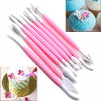 SZPATUŁKI PATYCZKI CUKIERNICZE DO MODELOWANIA DEKORACJI TORTÓW CIAST 8sz 59
