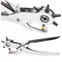 DZIURKACZ KALETNICZY REWOLWEROWY PRZEBIJAK DO SKÓRY PASKA PASKÓW 2-4,5mm