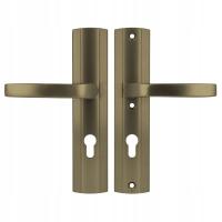 Klamka zewnętrzna Prestige AXA stare zloto 72mm