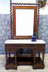 H-P антиквариат красивый туалетный столик с шкафом комод зеркало эклектика-для ванной комнаты