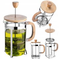 ZAPARZACZ DO HERBATY KAWY ZIÓŁ TŁOKOWY KAWIARKA DZBANEK SZKLANY SITKO 800ml