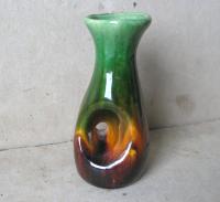 Ceramika KRAKOWSKA WAZON PIKASIAK z DZIURKĄ Flinn ? Dutka ? Kraków PIKASIAK