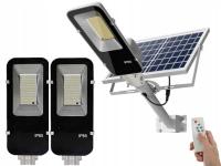 2x Halogen Naświetlacz Lampa Solarna Uliczna LED IP65 na Słup Podwórko