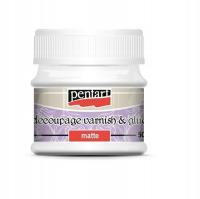 KLEJ Z WERNIKSEM DO DECOUPAGE 50ML MATOWY TRWAŁY