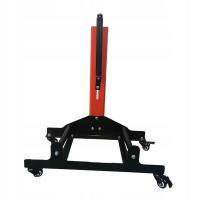 Stojak do czyszczenia felg przenośny stojak do ekspozycji piasty czerwony z kołem