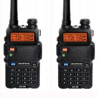 Ptt uv5r baofeng uv 5r with headset uhf vhf marine cb radios communication