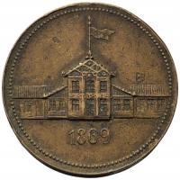 45235. Niemcy, Furth - 1869r. - token/żeton (5,07g/25mm)