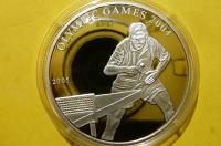 500 тугрик Монголия 2005 теннис Олимпиада редкая Ag