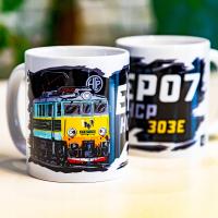 KUBEK z lokomotywą EP07-356 HCP 303E