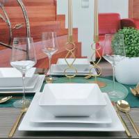 LUBIANA CLASSIC ZESTAW SERWIS OBIADOWY 36 ELEMENTÓW NA 12 OSÓB KWADRATOWY