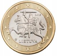 2 Euro (2015) Litwa - Rycerz jadący na koniu