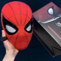 Spiderman Electronic Mask Moving Eyes Spider Man Cosplay 1:1 Remote