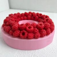 Forma silikonowa Malinowy wieniec 3D