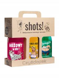 LaQ Shots! CZYŚCIOPAK 3x500 ml żele pod prysznic