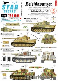 Star Decals 72-A1014 1/72 Befehlspanzer #5 Tiger I