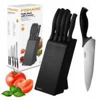 Fiskars CONTROL 1073023 набор из 5 кухонных ножей в черном блоке