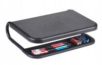 PODSTAWKA POD MONITOR Q-CONNECT, 38X29,5CM, Z REGULACJĄ WYSOKOŚCI, CZARNA