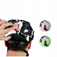 MTB ВЕЛОСИПЕДНЫЙ ШЛЕМ С МАГНИТНЫМИ ОЧКАМИ И USB СВЕТИЛЬНИК 57-62 СМ