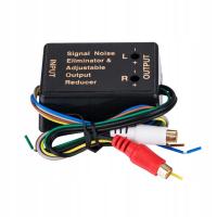 Przenośny konwerter głośników samochodowych Subwoofer Treble na Bass kontroler RCA