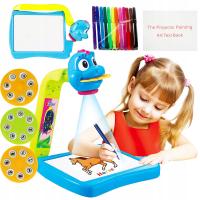 Projektor do Rysowania Rzutnik Nauka Rysowania Malowania 21 Slajdów Mazaki