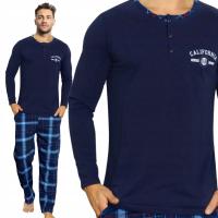 Eleganteprecio мужская пижама LOW Indigo CITY с длинным рукавом