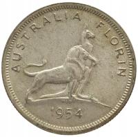 26770. Australia, 2 szylingi, 1954r. - Ag - okolicznościowa