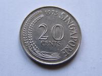 SINGAPUR SINGAPURA 20 CENTS 1973 ROK !!!!!!!! 1738