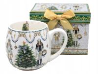 Kubek porcelanowy świąteczny 450 ml z motywem Dziadka do orzechów
