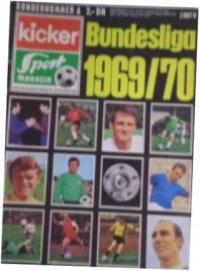Kicker sportmagazin Bundesliga z lat 1969-1970