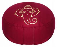 Poduszka do medytacji z łuską gryki Złote zdobienie Pokrowiec Zafu