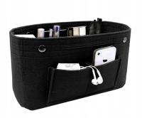 Заправка Сумка органайзер войлок черный вместительный для женщины