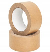 TAŚMA DO PAKOWANIA PAKOWA KLEJĄCA PAPIEROWA BRĄZOWA MOCNA 50m/48mm HOTMELT