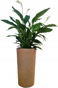 Adoni Doniczka boho jutowa pleciony sznurek z wkładem śr. 44cm wys. 75cm