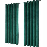 GOTOWA ZASŁONA 140x250 DO POKOJU NA PRZELOTKACH WELUR VELVET GRUBA