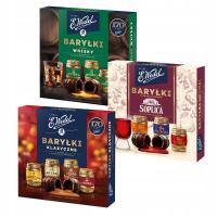 Баррель шоколад с алкоголем - набор микс 3 вкусов E. Wedel