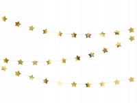 Гирлянда звезды золото 360 см канун Нового года