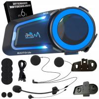 Система внутренней связи для мотоцикла MaxTo M6S Mesh для 8 moto польский голос за кадром