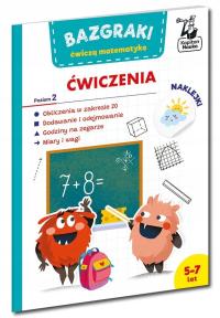 Bazgraki ćwiczą matematykę. Ćwiczenia. Poziom 2 Rogala Leszek
