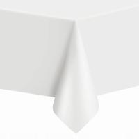 OBRUS FOLIOWY jednorazowy biały 274 cm x 137 cm na urodziny