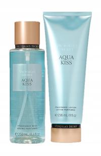 Victoria's Secret AQUA KISS ZESTAW - Mgiełka do Ciała 250 ml - Balsam 236ml