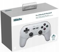 Pad bezprzewodowy, przewodowy 8Bitdo PRO 2 Bluetooth Gamepad Hall Effect Edition Gray