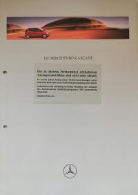 Die Mercedes-Benz A-Klasse Katalog Prospekt wielostronicowy