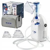 INHALATOR NEBULIZATOR dla dzieci dorosłych tłokowy ETUI gratis TECH-MED