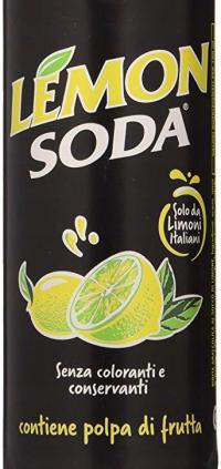 Lemon soda puszka 330 ml import z Włoch kwaśna lemoniada włoska najlepsza